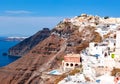 Town of Thira cityscape, Santorini island, Greece Royalty Free Stock Photo