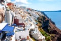 Town of Thira cityscape, Santorini island, Greece Royalty Free Stock Photo