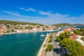 Town of Tisno on the island of Murter, Dalmatia, Croatia Royalty Free Stock Photo