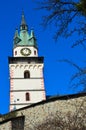 Town tower and palisade. Kremnica. Slovakia.