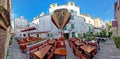 Town of Trogir square panorama