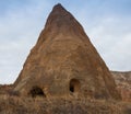 Town of Uchisar at the sunrise, Cappadocia. Royalty Free Stock Photo