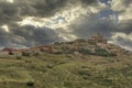 The town of Ujue in Navarra, Spain Royalty Free Stock Photo