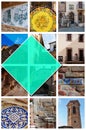 Collage photos of Deruta - Italy, in 2:3 format.