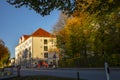 Germany, Bavaria, Schwangau, Neuschwanstein Castle, dusk, small town