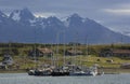 TOWN USHUAIA, ARGENTINA Royalty Free Stock Photo