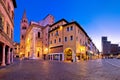 Town of Valeggio sul Mincio street view Royalty Free Stock Photo