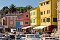 Town of Veli losinj colorful waterfront Royalty Free Stock Photo