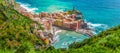 Town of Vernazza, Cinque Terre, Italy Royalty Free Stock Photo