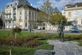 Town of Vevey and Monument of Charlie Chaplin, canton of Vaud