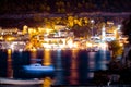 Town of Vis island evening view Royalty Free Stock Photo