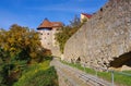 Town wall in Bautzen, Upper Lusatia