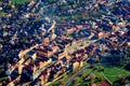 Town Zatec, Usti region, Czech Republic - Aerial photo