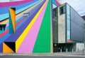 Towner Art Gallery, Eastbourne, Sussex, UK. Multi-colored Building.
