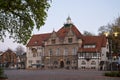 Townhall of Bergisch Gladbach at sunrise, Germany Royalty Free Stock Photo