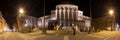 Townhall kassel germany at night high definition panorama Royalty Free Stock Photo