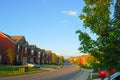 Townhomes in suburbia Royalty Free Stock Photo