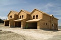 Townhomes Under Construction Royalty Free Stock Photo