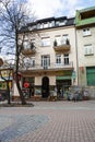 Townhouse at Krupowki in Zakopane, Poland Royalty Free Stock Photo