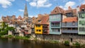 Townscape in Argenton sur Creuse, France Royalty Free Stock Photo