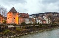 Townscape of Feldkirch Royalty Free Stock Photo