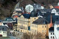 Townscape of Greiz, a town in the state of Thuringia, 40 kilometres east of state capital Erfurt, on the river White Elster in