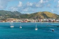 Townscape of the Philipsburg, Sint Maarten - Saint Martin, Netherlands Antilles, Caribbean Islands