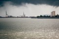 Townsville Harbour - stormy
