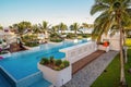 Luxury Resort Hotel Pool On Oceanfront