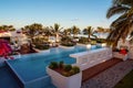 Luxury Tropical Resort Pool Royalty Free Stock Photo