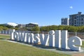 Townsville stadium in the background