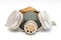 Toxic dust respirator Royalty Free Stock Photo