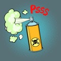 Toxic gas chemical waste