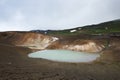 Toxic pool next to the famous Viti crater, Krafla, Iceland