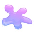 Toxic slime icon cartoon vector. Drip goo