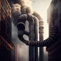 pipes smoke the city, Generative Ai