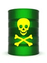 Toxic waste barrel