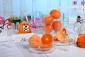 Toxicology Lab Test of Artificial Orange Juice Royalty Free Stock Photo