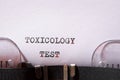 Toxicology test report