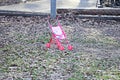 Toy baby stroller pink doll Royalty Free Stock Photo