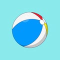 Toy Beach Volleyball Illustration Icon fun play