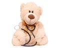 Toy bear stethoscope medical medicine