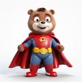 Superhero Bear: A 4d Animation Comic Hero Boy In Zbrush Style