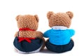 Toy bears together Royalty Free Stock Photo