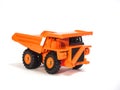 Toy big orange dump truck