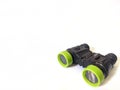 Toy binoculars on a white background Royalty Free Stock Photo