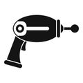 Toy blaster icon, simple style Royalty Free Stock Photo