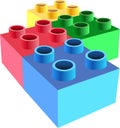 Toy block vector Royalty Free Stock Photo