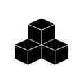 toy blocks icon vector