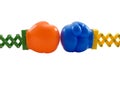 Toy Boxing Gloves Royalty Free Stock Photo